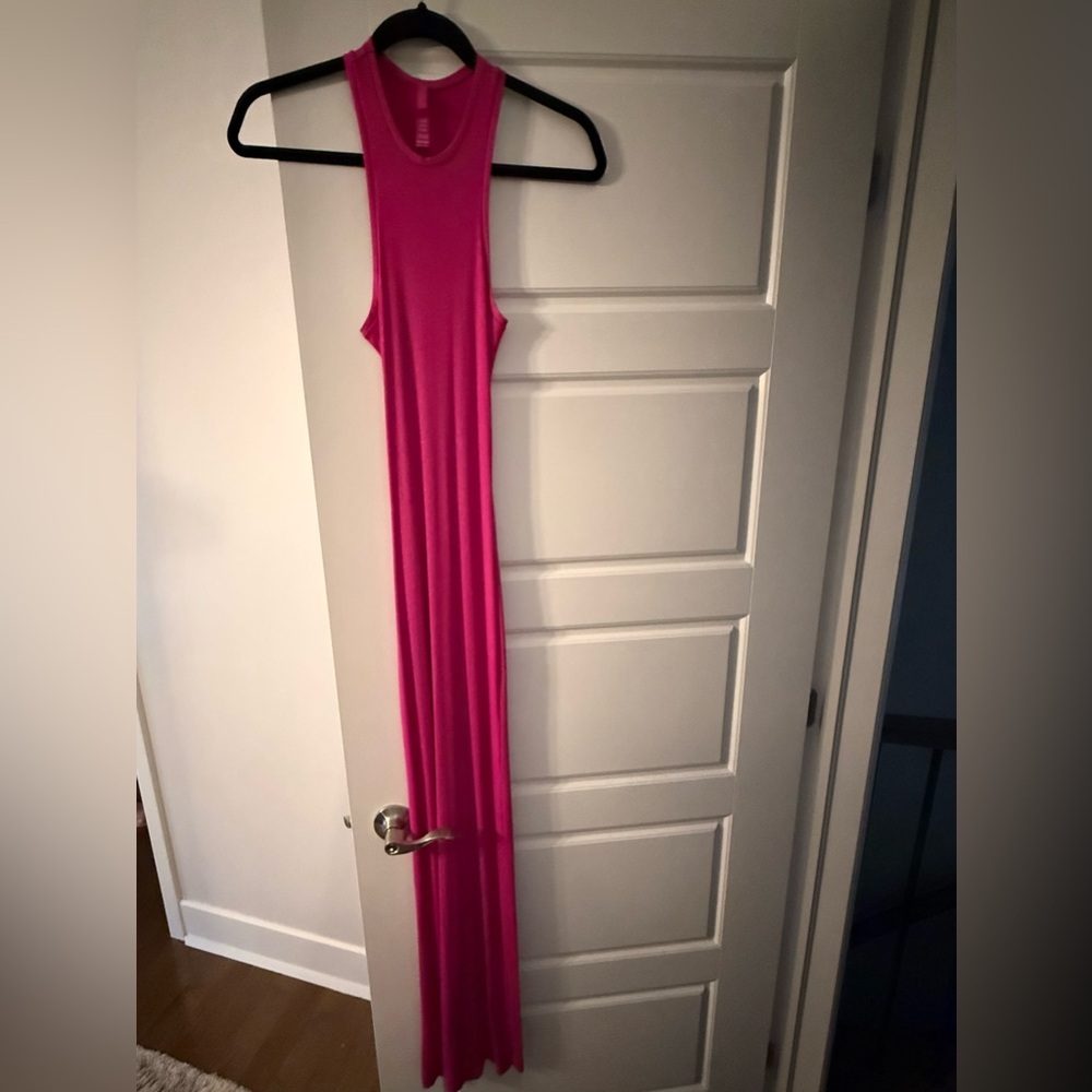 SKIMS PINK - Soft Lounge Shimmer Maxi